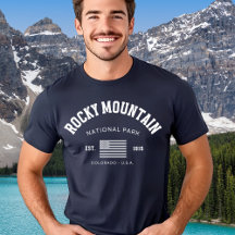 Rocky Mountains – Nature Travel Souvenir Design