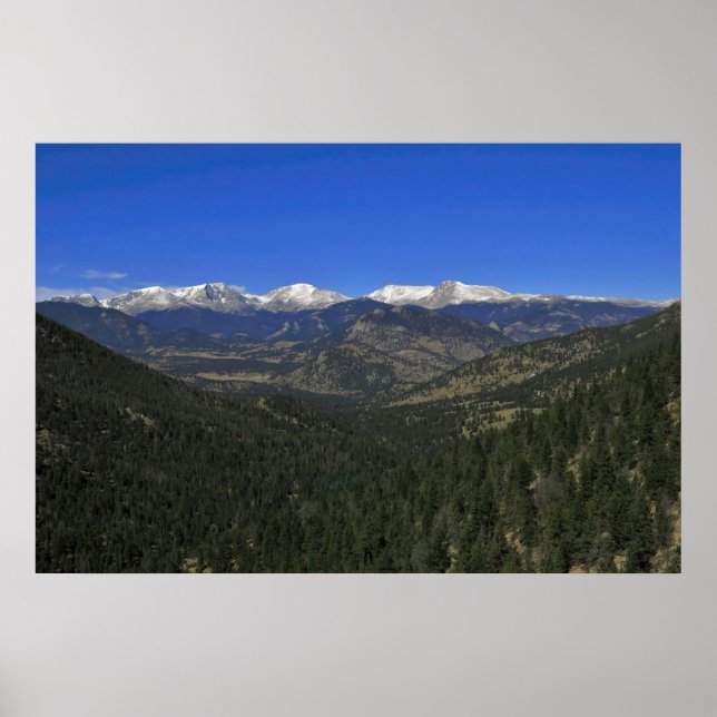 Rocky mountains poster (Framsidan)