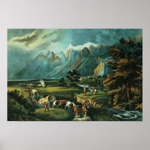 Rocky mountains poster