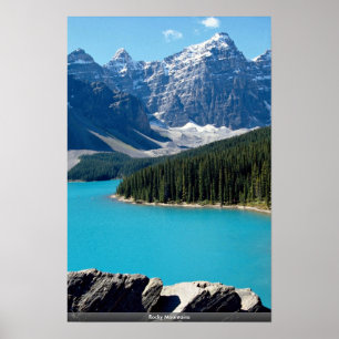Rocky mountains poster