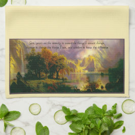 Rocky mountains serenity prayer kökshandduk