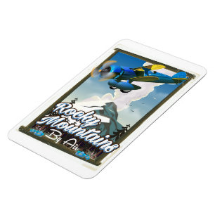Rocky mountains vid Luft! Magnet