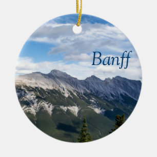 Rocky mountainsprydnad - Banff Julgransprydnad Keramik