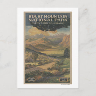 Rocky Mt. Nat'l Park Brochure nr 1 Vykort