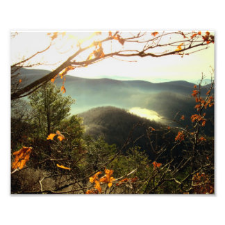 Rocky Mtn. Appalachian Trail, Georgien Fototryck