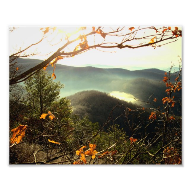 Rocky Mtn. Appalachian Trail, Georgien Fototryck (Framsidan)