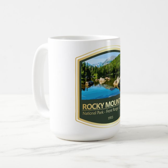 Rocky Mtn NP (PF1) Kaffemugg (Framsida vänster)