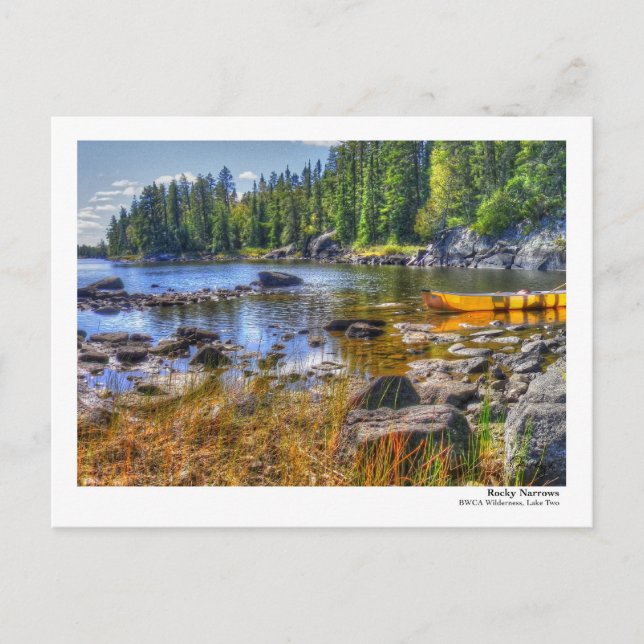 Rocky Narrows PostCard Vykort (Framsida)