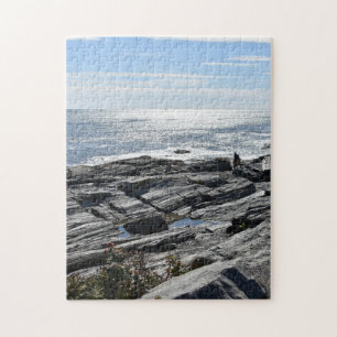 Rocky New England Kusten Maine Beach Photograph Pussel