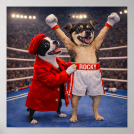 "Rocky och Adrian" Poster