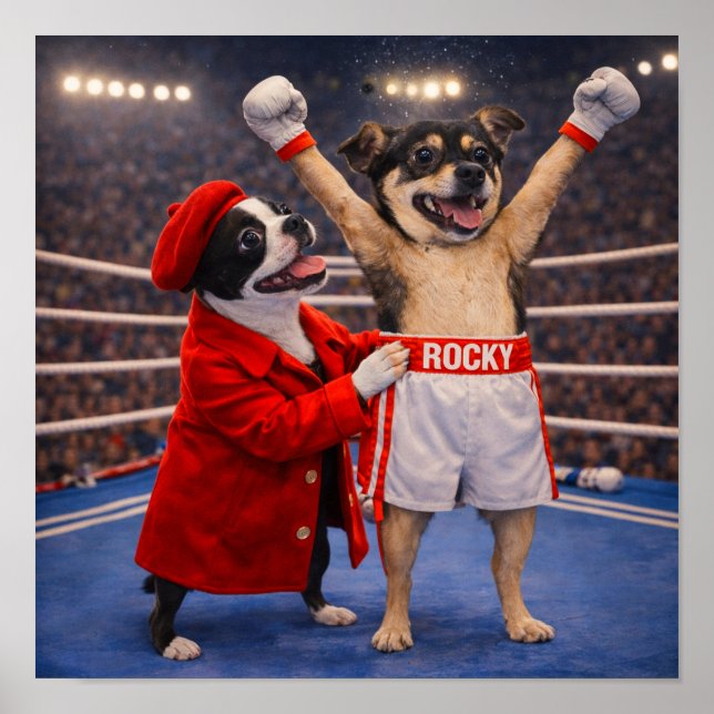 "Rocky och Adrian" Poster (Framsidan)