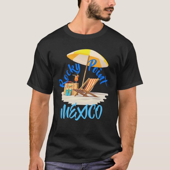 Rocky Point Mexiko Sea of Cortez Gem T Shirt (Framsida)