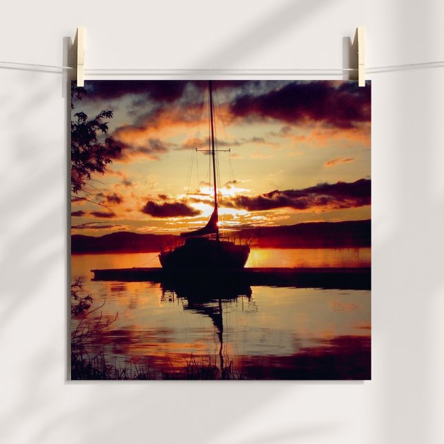 Rocky Point Solnedgång Poster (Rocky Point Sunset Poster)