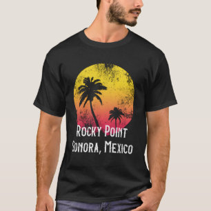 Rocky Point Sonora Mexiko Handflatan Träd T Shirt