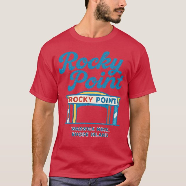 Rocky Point Warwick, Rhode island T Shirt (Framsida)