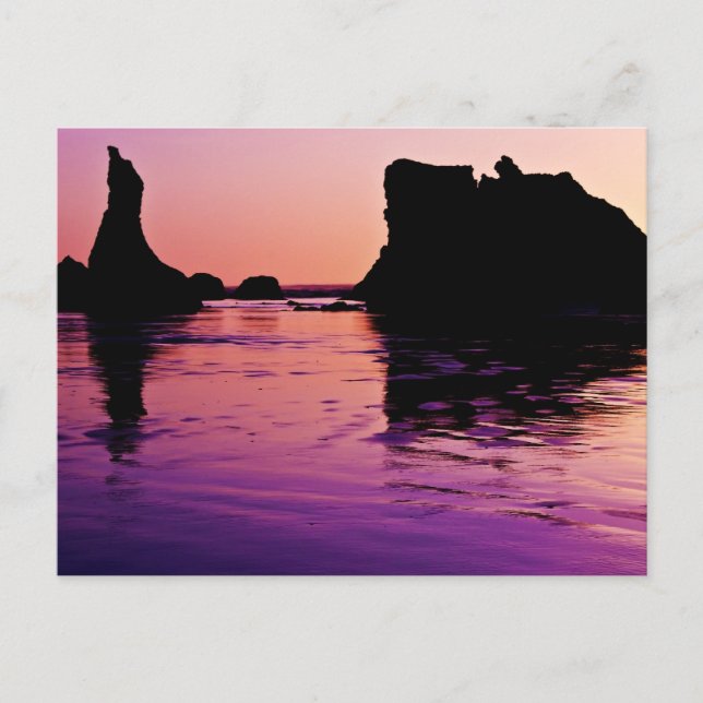 Rocky Reflection - Bandon, Oregon Vykort (Framsida)