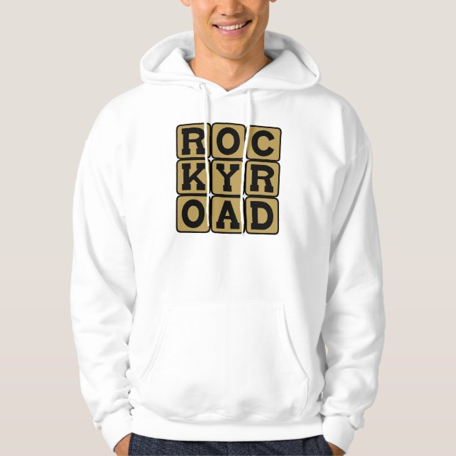 Rocky Road, Glassmakssmak Sweatshirt (Framsida)