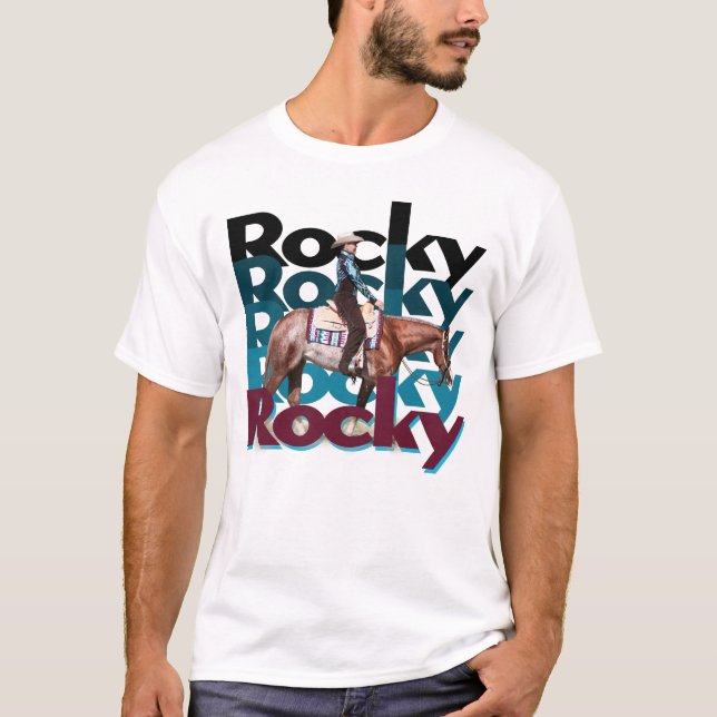 Rocky Rocky Rocky jogging T Shirt (Framsida)