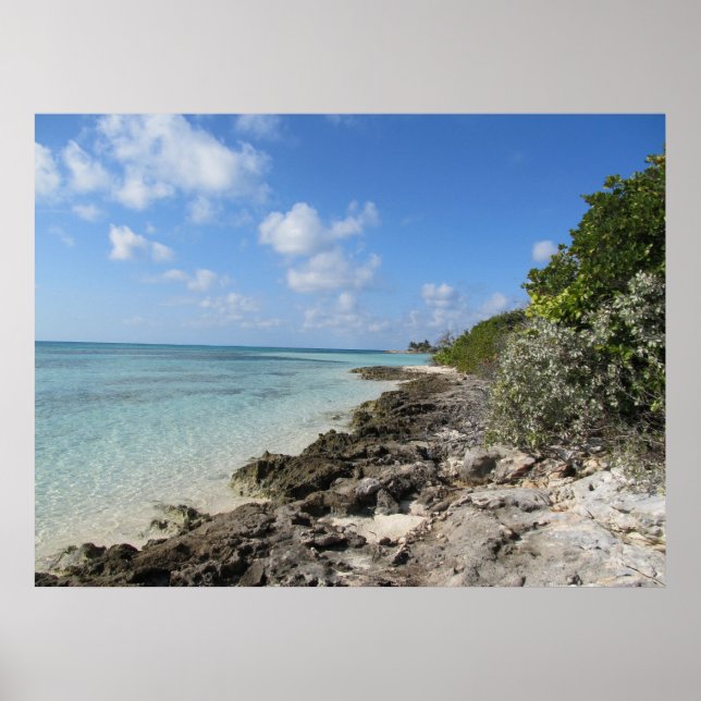 Rocky Shore - Coco Cay Poster (Framsidan)