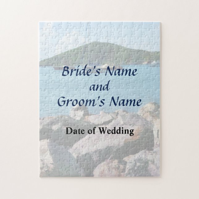 Rocky Shore St. Thomas Bröllop Products Pussel (Vertikal)