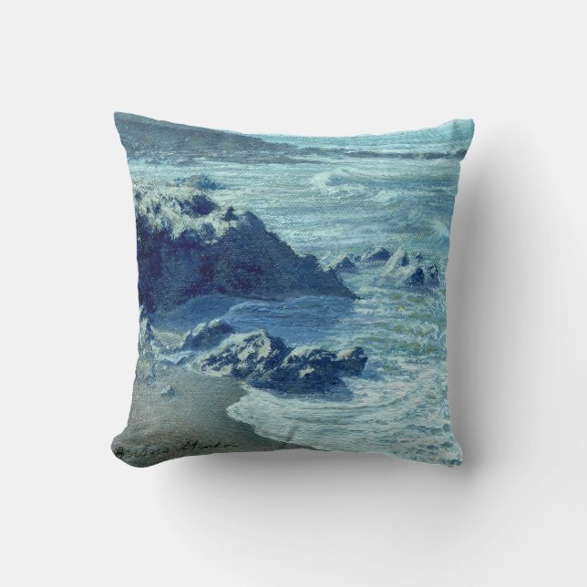 "Rocky Shoreline" Pillow Kudde (Framsida)