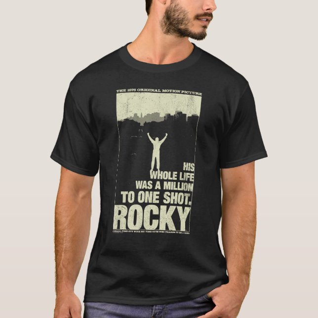 Rocky Silhouette T Shirt (Framsida)