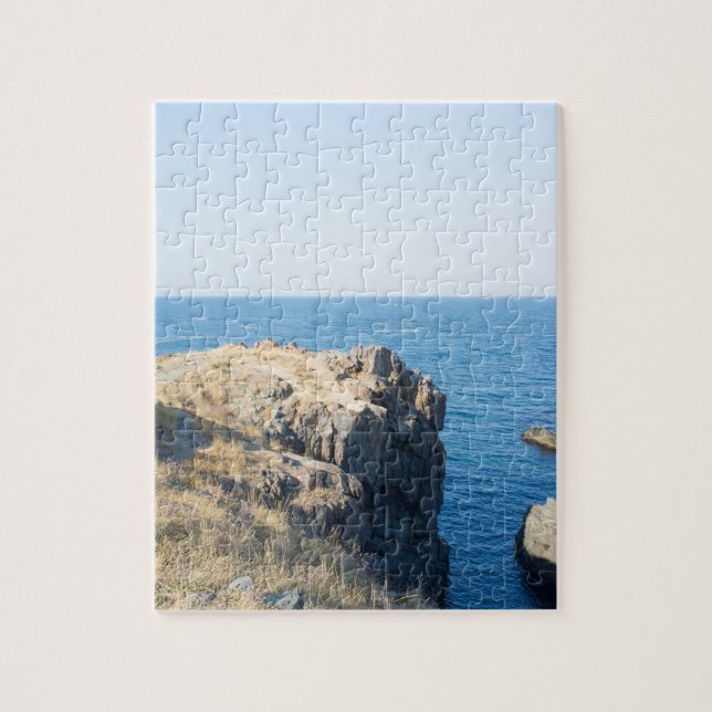 Rocky sjölandskap pussel (Vertikal)