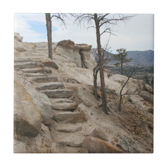 Rocky Steps Kakelplatta (Framsidan)