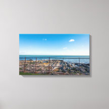 Rocky-stranden i Irland (Greystones)