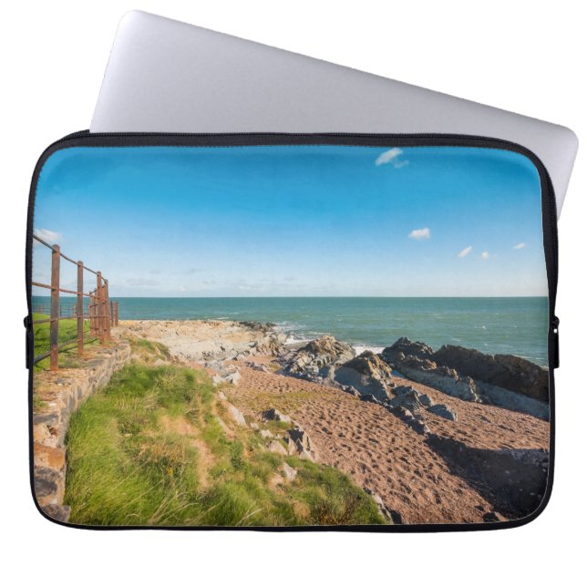 Rocky-stranden i Irland Laptop Sleeve (Framsidan)