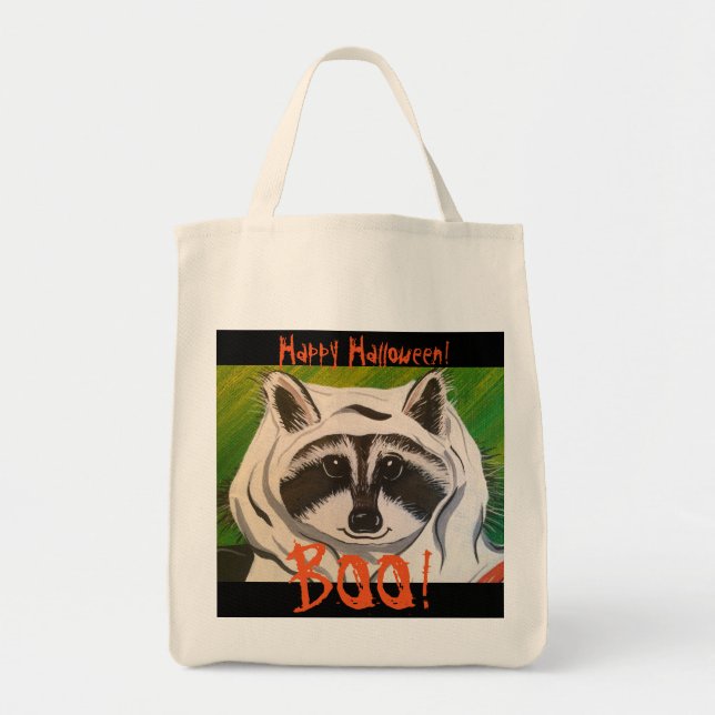 "Rocky the Ghost" Bus eller godis Bag! Tygkasse (Framsidan)