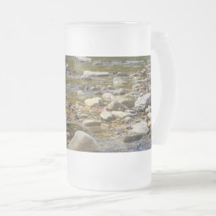 Rocky Väg Frosted Glass Beer Mugg