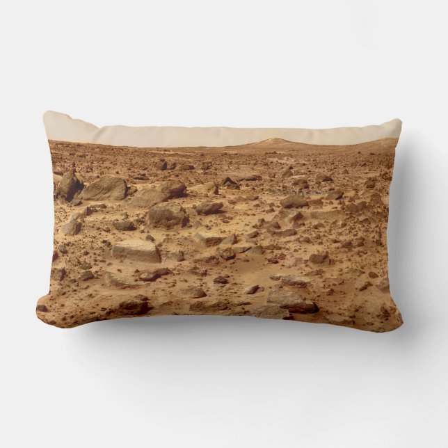 Rocky Yta av Planet Mars Lumbarkudde (Framsida)