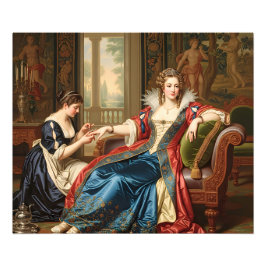 Rococcrets hemligheter: Regal Beauty in a Palace S Fototryck