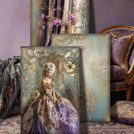 Rococo Antoinette Still Life & Damask Matching Set