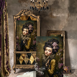 Rococo Buzz Moody Victorian Portrait & Floral Art