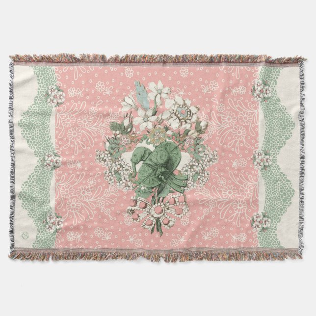 Rococo Couch Throws Blankets Cotton Polyester Mysfilt (Framsidan)