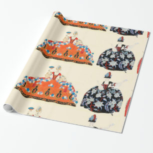 ROCOCO DAM ART DECO MODE COSTUME DESIGN PRESENTPAPPER
