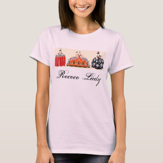 ROCOCO DAM ART DECO MODE COSTUME DESIGN TEE (Framsida)