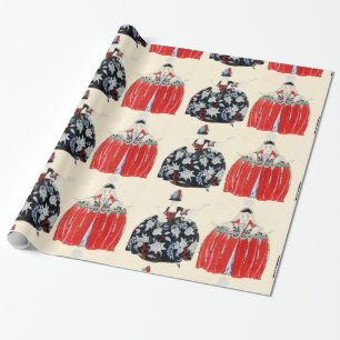 ROCOCO DAM ART DECO MODE COSTUME DESIGNER PRESENTPAPPER
