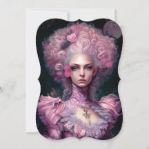 Rococo Dam Fantasy Queen Flat Card