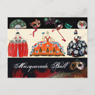 ROCOCO DAM MARDI GRAS MASQUERADE BOLL MASKS VYKORT