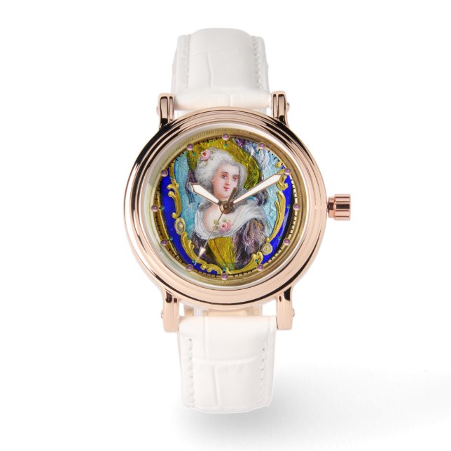 ROCOCO DAM MED ROSA ROS ARMBANDSUR (Framsida)