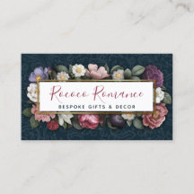 Rococo Damas & Elegant Blommig Vintage Feminint