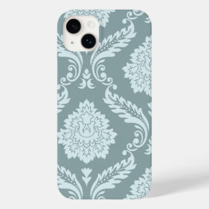 Rococo Damask Art I Anduckblå+Turkos