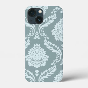 Rococo Damask Art I Anduckblå+Turkos