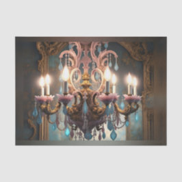 Rococo Fransk Chandelier 2 Papper avsvärtning