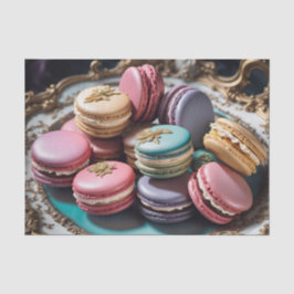 Rococo Fransk Macarons Decoupage Papper 4