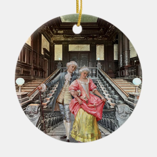 Rococo Julgransprydnad Keramik (Framsidan)