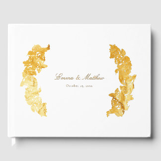 Rococo Marie Antoinette Golden Botaniska Vapensköl Gästböcker